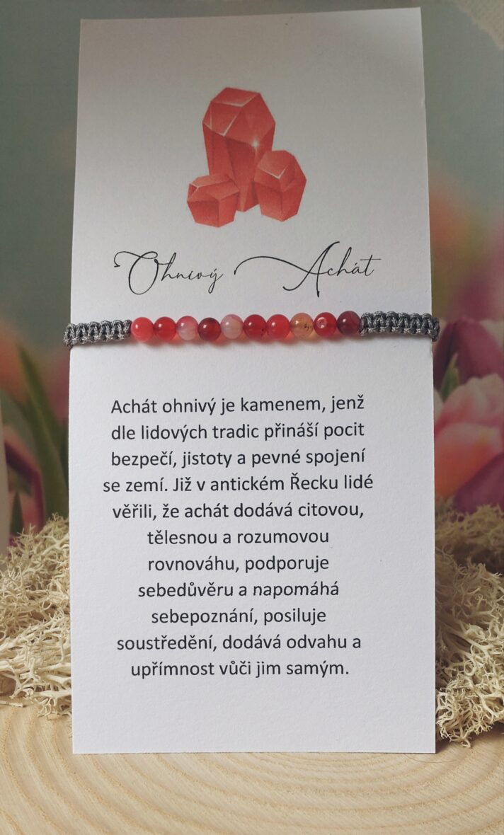 Achát Ohnivý