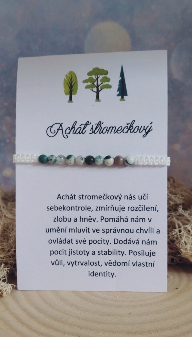 Achát Stromečkový
