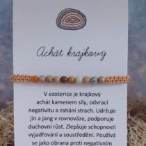 Achát krajkový
