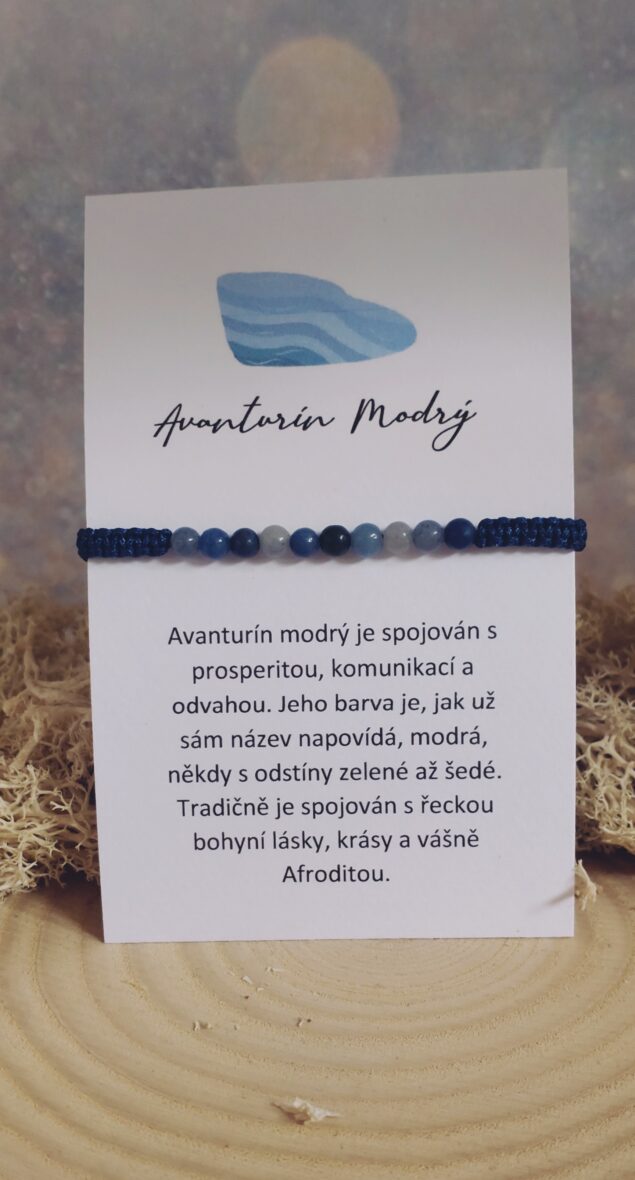 Avanturín modrý