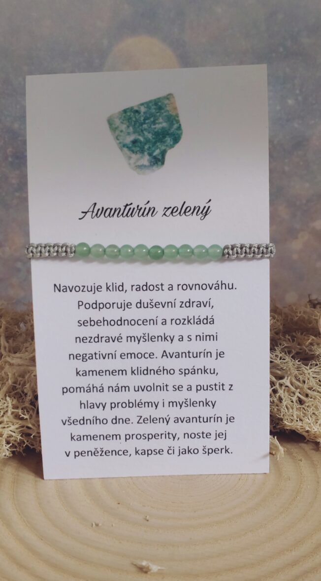 Avanturín zelený