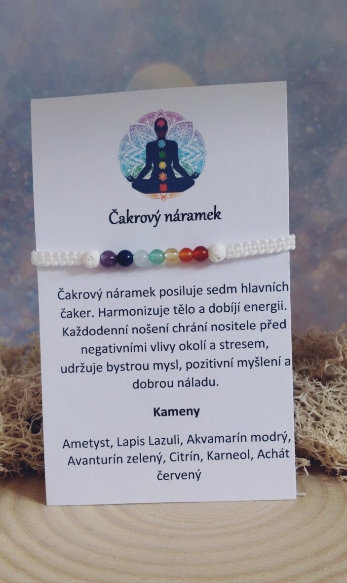 Čakry s bílou lávou