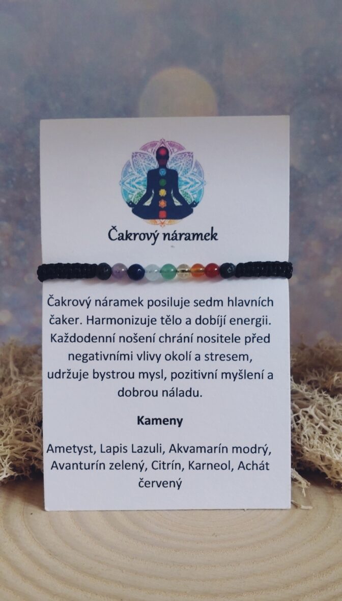 Čakry s černou lávou