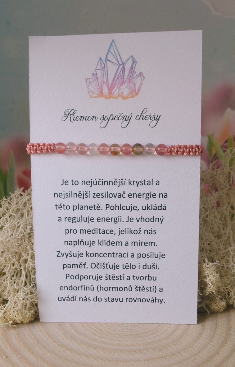 Křemen sopečný cherry