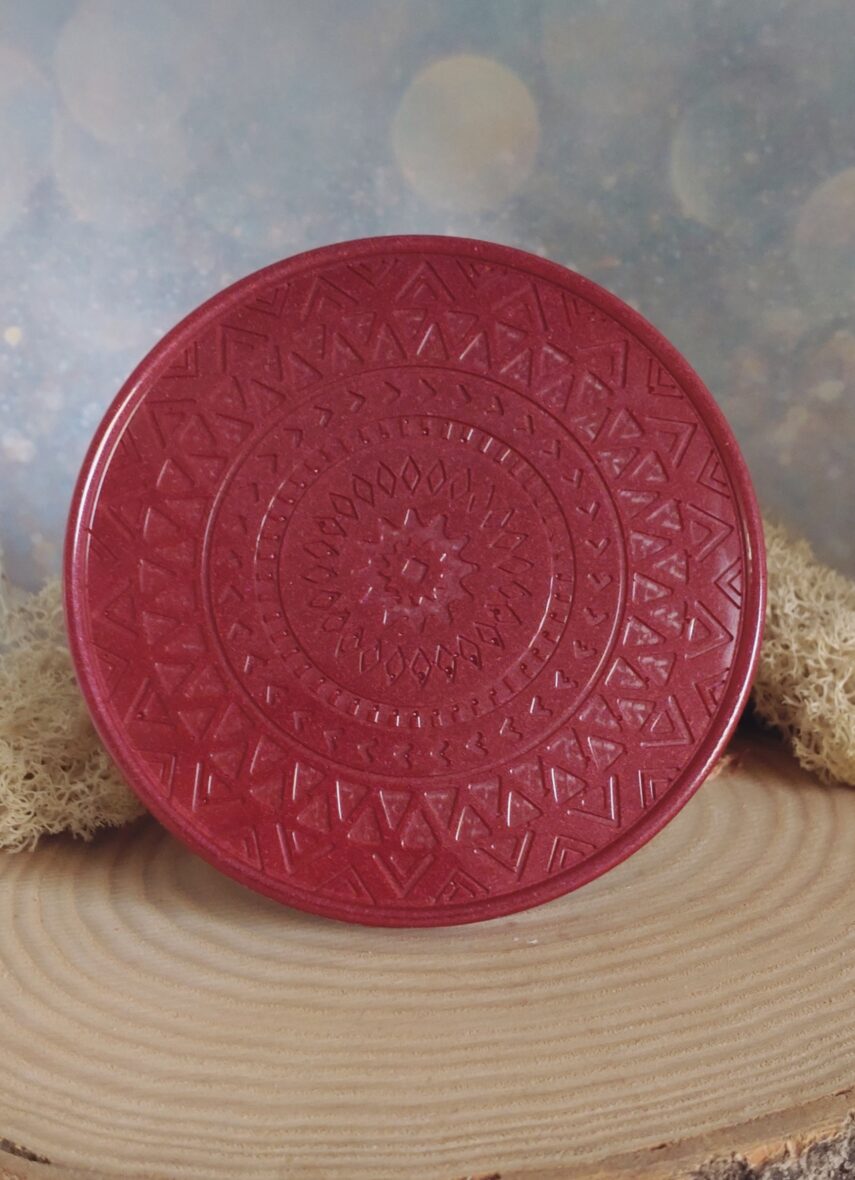 Podtácek mandala víno