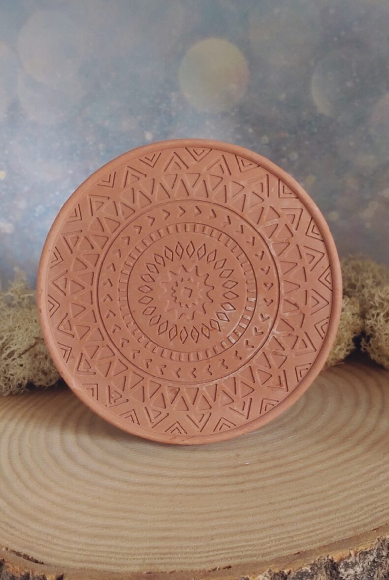 Podtácek mandala terakota