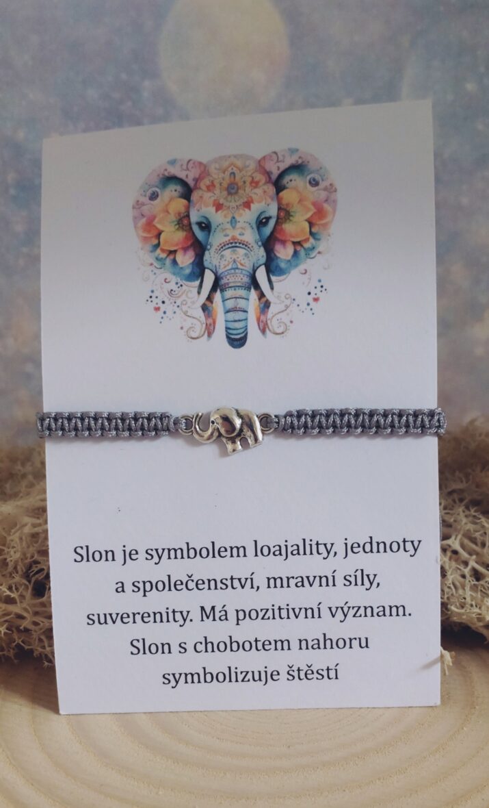 Slon malý stříbrný