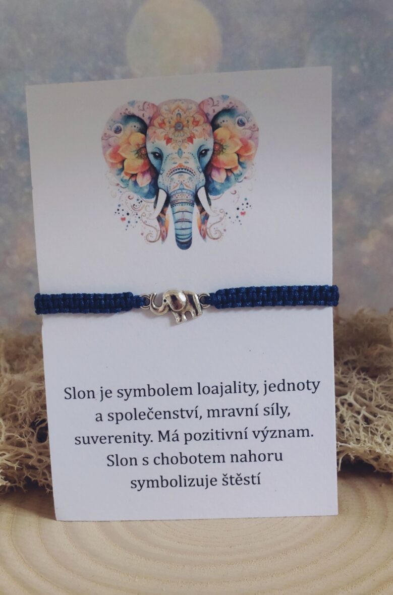 Slon tm modrý